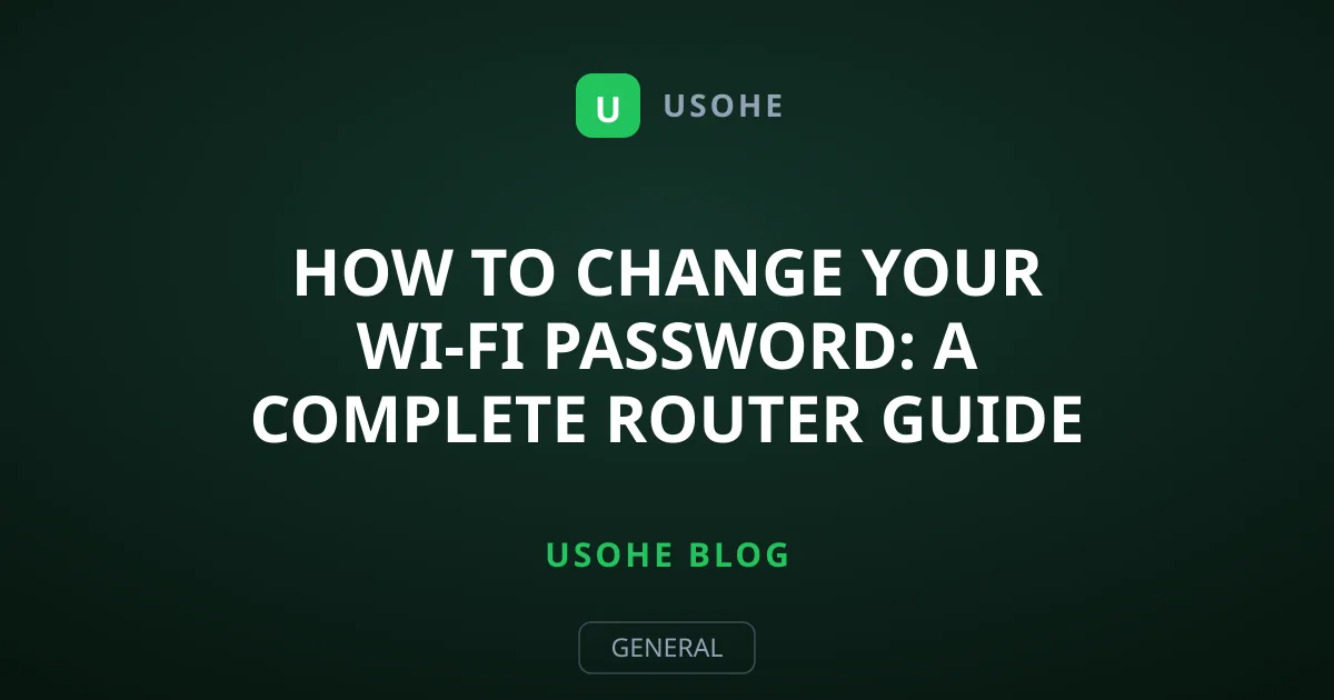 How to Change Your Wi-Fi Password: A Complete Router Guide